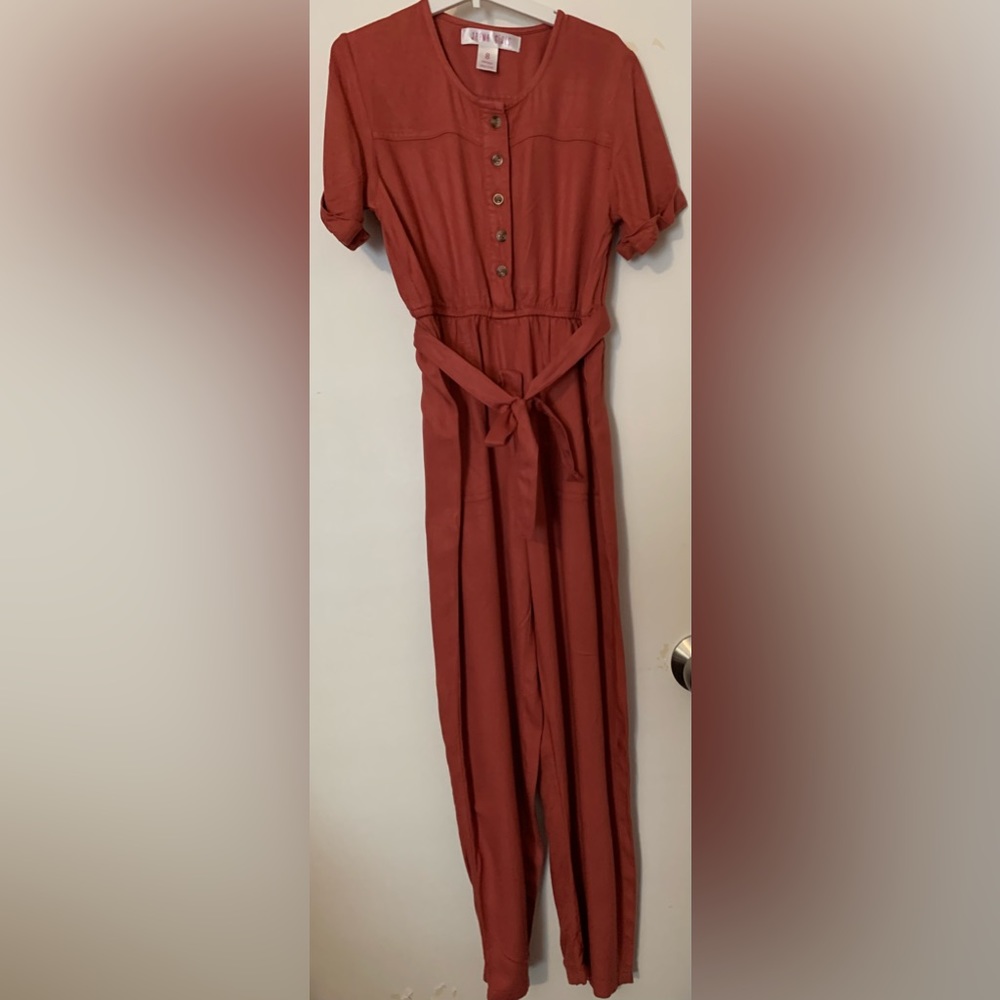 Japna Girls Terracotta Jumpsuit Sz 8